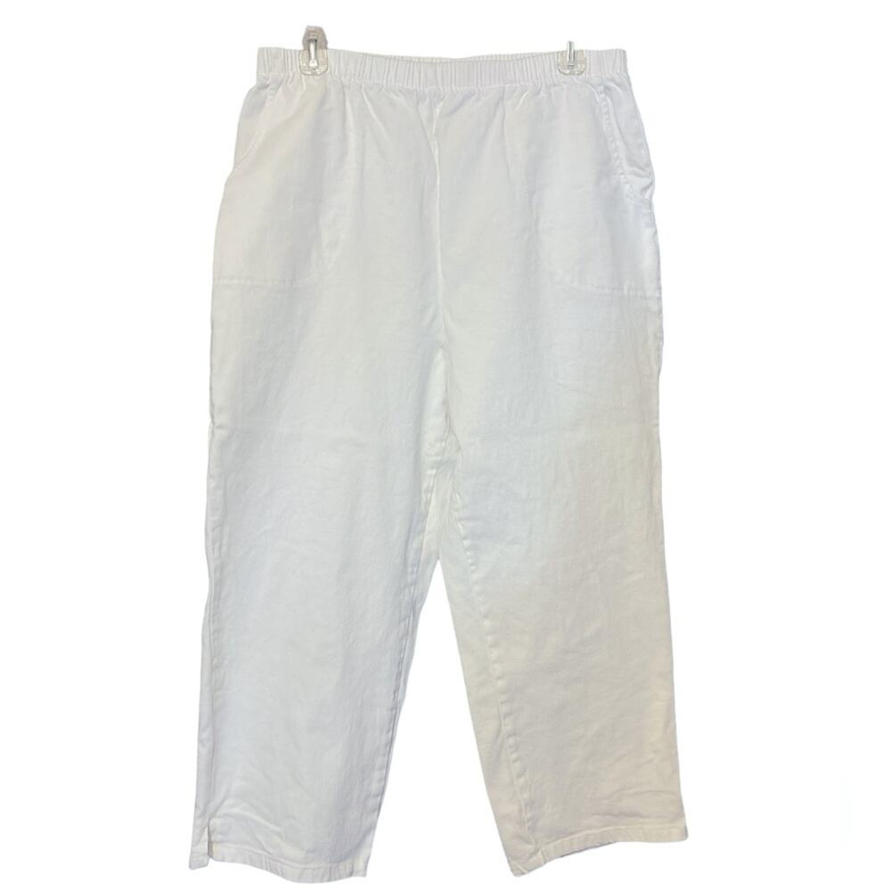 Dress White Crop Jeans Size Large